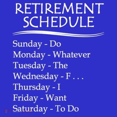 Retired Funny Gift Cool Gift Funny Retiring Retiret Schedule Gift Women's T-Shirt