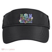 Retro Flower Harm Reduction Healthcare Overdose Awareness Adult Drive Performance Visor thumb 0