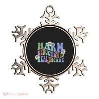 Retro Flower Harm Reduction Healthcare Overdose Awareness Ornament thumb 0