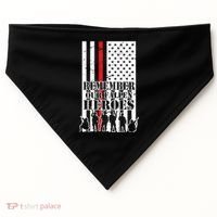 Remember Our Fallen Heroes USA-Made Doggie Bandana thumb 0