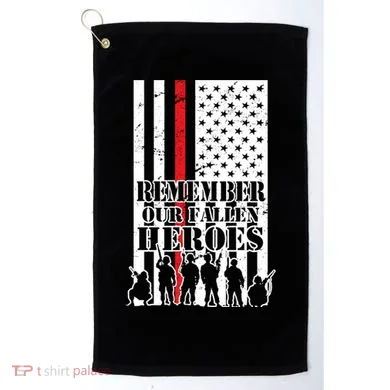 Remember Our Fallen Heroes Golf Towel