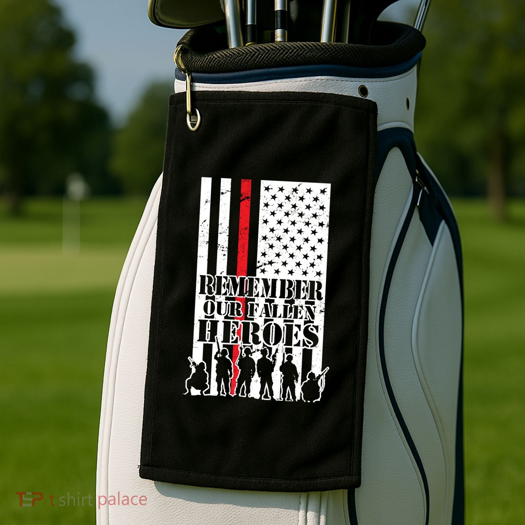 Remember Our Fallen Heroes Golf Towel