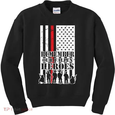 Remember Our Fallen Heroes Kids Sweatshirt