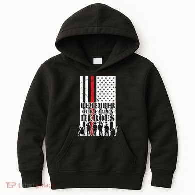 Remember Our Fallen Heroes Kids Hoodie