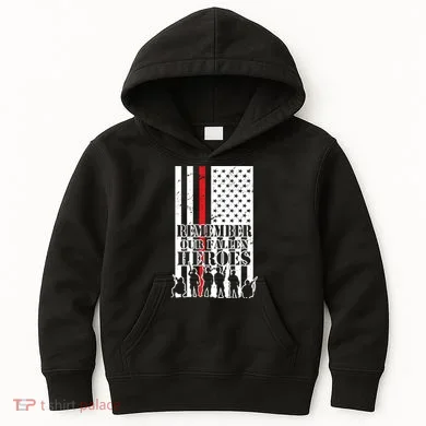 Remember Our Fallen Heroes Kids Hoodie