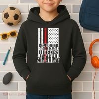 Remember Our Fallen Heroes Kids Hoodie thumb 2