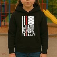 Remember Our Fallen Heroes Kids Hoodie thumb 3