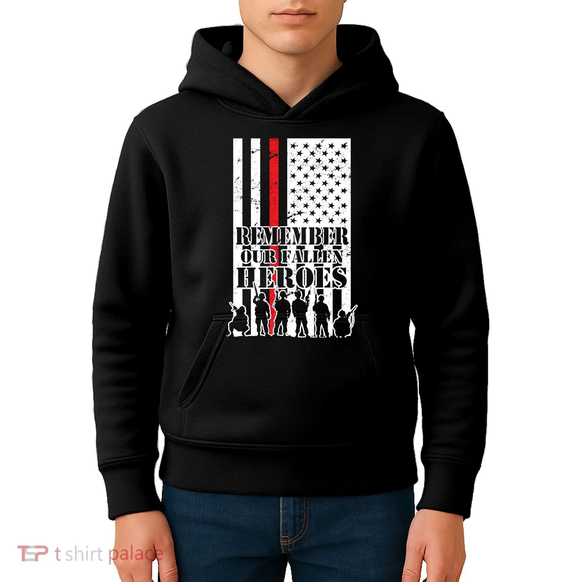 Remember Our Fallen Heroes Kids Hoodie