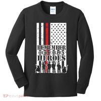 Remember Our Fallen Heroes Kids Long Sleeve Shirt thumb 0