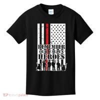 Remember Our Fallen Heroes Kids T-Shirt thumb 0