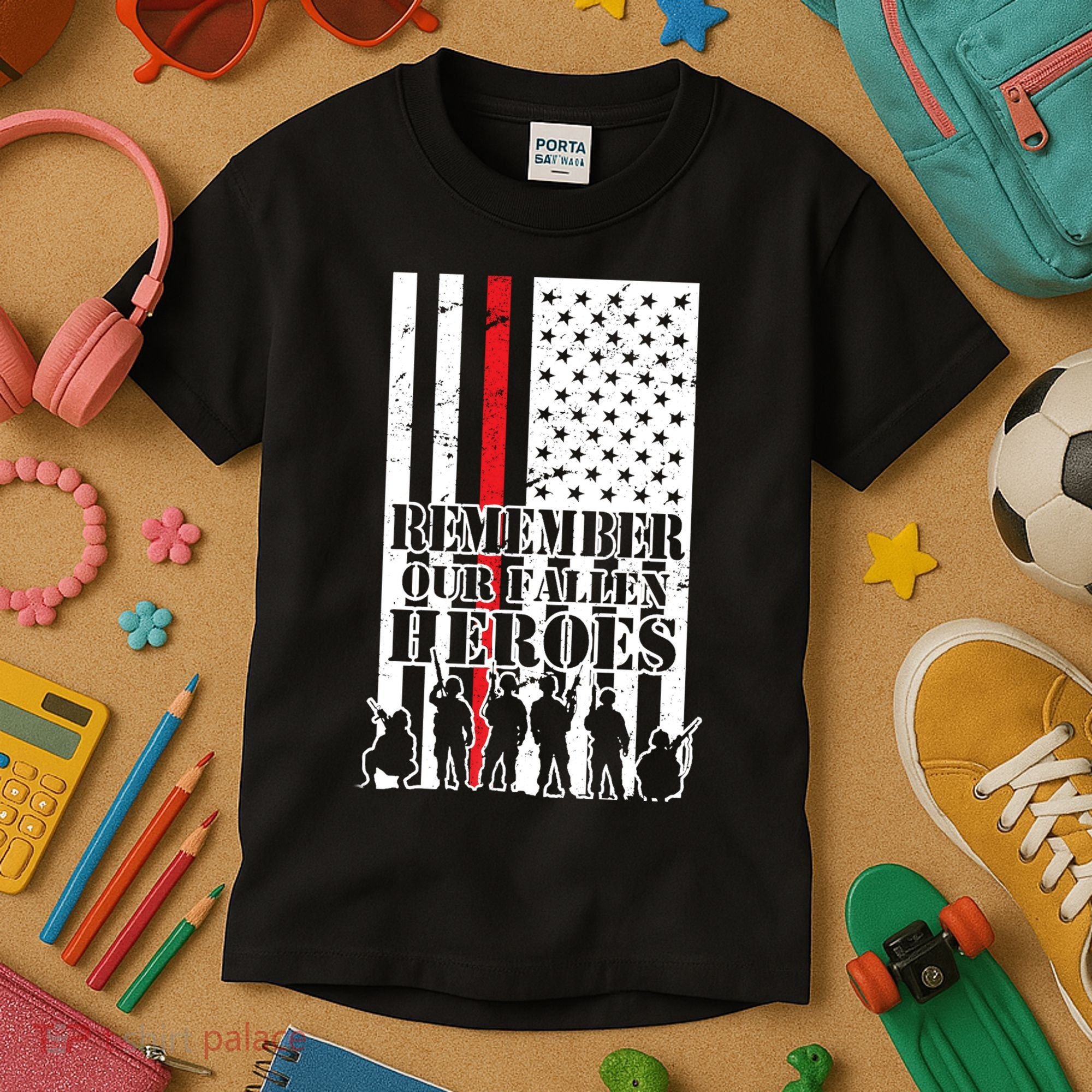 Remember Our Fallen Heroes Kids T-Shirt
