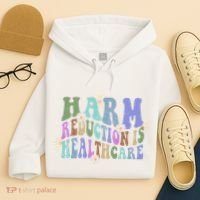 Retro Flower Harm Reduction Healthcare Overdose Awareness Hoodie thumb 4