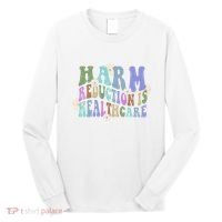 Retro Flower Harm Reduction Healthcare Overdose Awareness Long Sleeve Shirt thumb 0