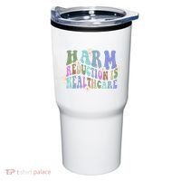 Retro Flower Harm Reduction Healthcare Overdose Awareness Tumbler thumb 0