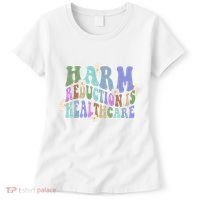 Retro Flower Harm Reduction Healthcare Overdose Awareness Women's T-Shirt thumb 0