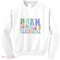 Retro Flower Harm Reduction Healthcare Overdose Awareness Kids Sweatshirt thumb 0