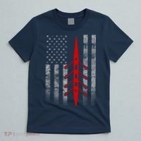 Rowing Flag Hoodie - Rowing Boat Flag Hooded T-Shirt thumb 5