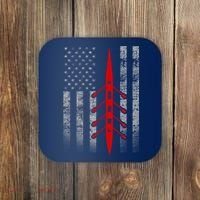 Rowing Flag Hoodie - Rowing Boat Flag Hooded Coaster thumb 0