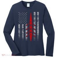 Rowing Flag Hoodie - Rowing Boat Flag Hooded Women's Long Sleeve Shirt thumb 0