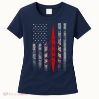 Rowing Flag Hoodie - Rowing Boat Flag Hooded Women's T-Shirt thumb 0
