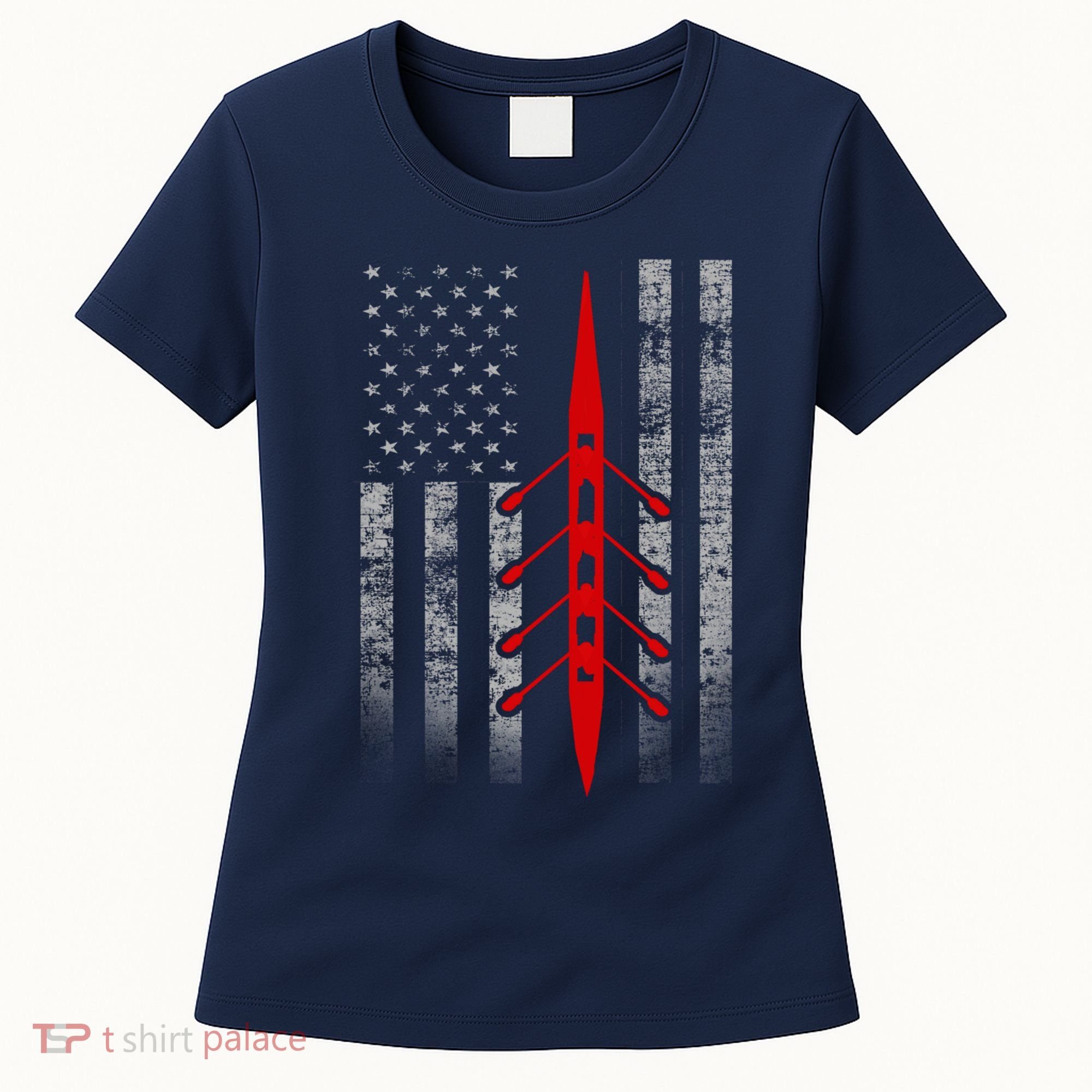 Rowing Flag Hoodie - Rowing Boat Flag Hooded Women's T-Shirt