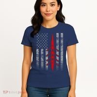 Rowing Flag Hoodie - Rowing Boat Flag Hooded Women's T-Shirt thumb 4
