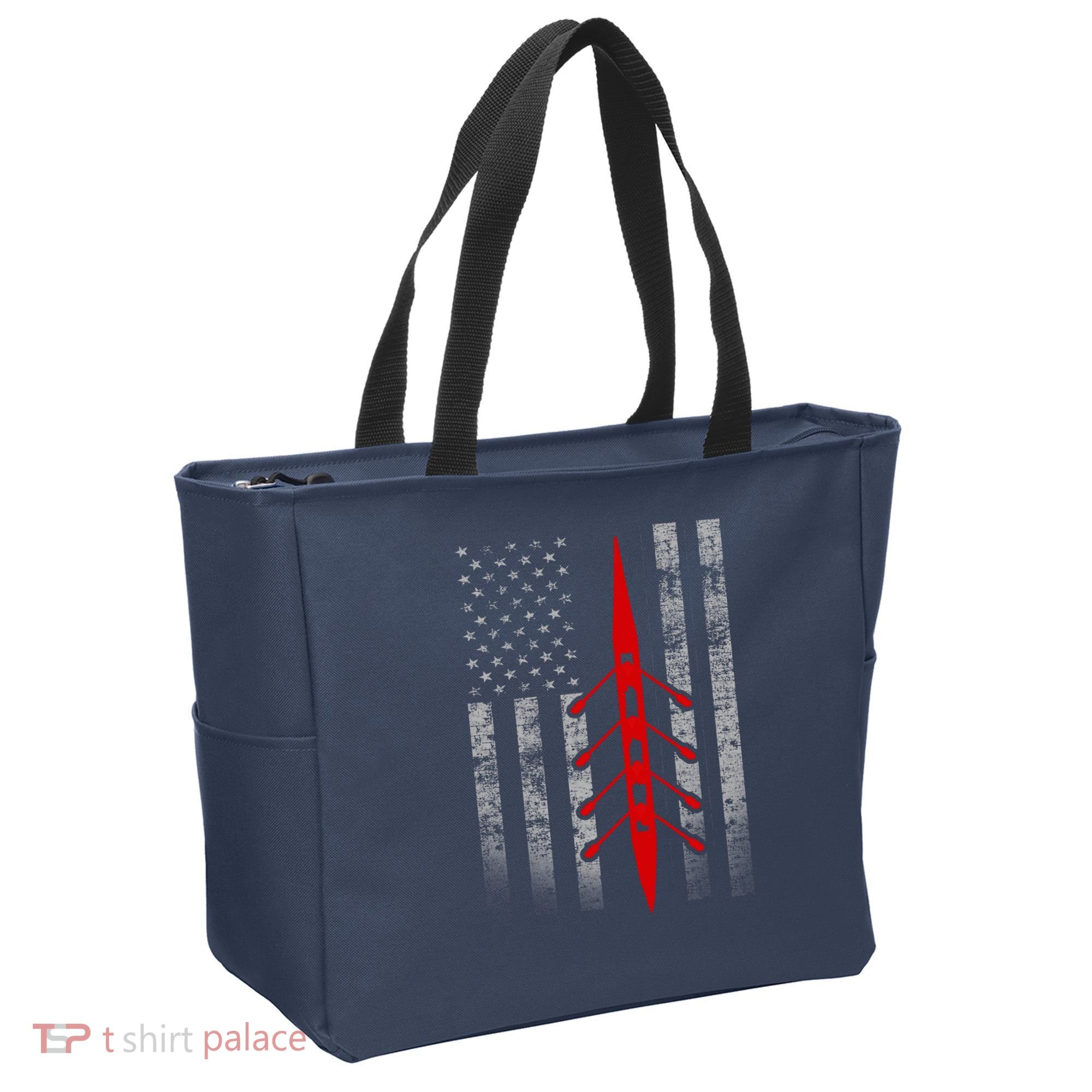 Rowing Flag Hoodie - Rowing Boat Flag Hooded Tote Bag