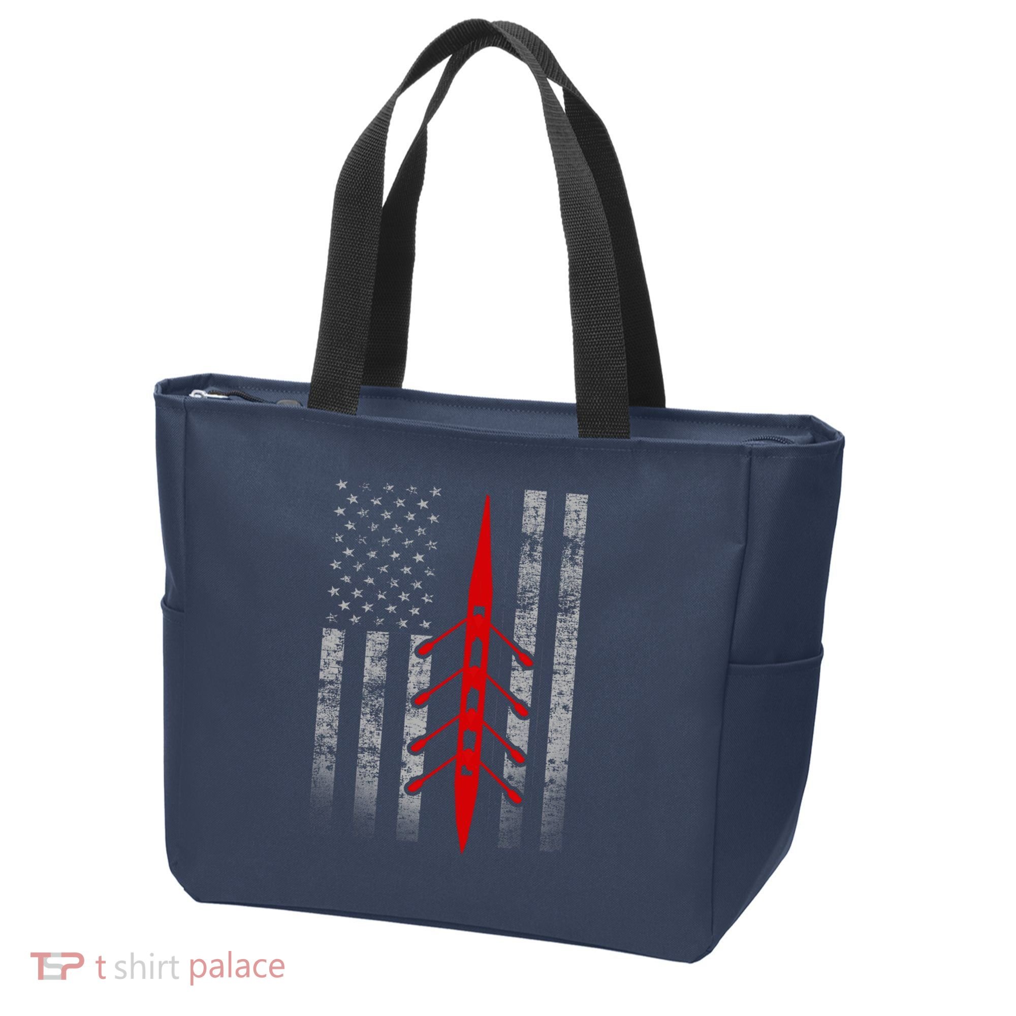 Rowing Flag Hoodie - Rowing Boat Flag Hooded Tote Bag