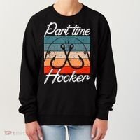 Retro Fishing Hooks Part Time Hooker Women's Sweatshirt thumb 0