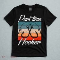 Retro Fishing Hooks Part Time Hooker T-Shirt thumb 5