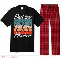 Retro Fishing Hooks Part Time Hooker Pajama Set thumb 0