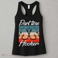 Retro Fishing Hooks Part Time Hooker Women's Tank Top thumb 3