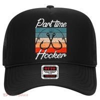 Retro Fishing Hooks Part Time Hooker Hat thumb 0