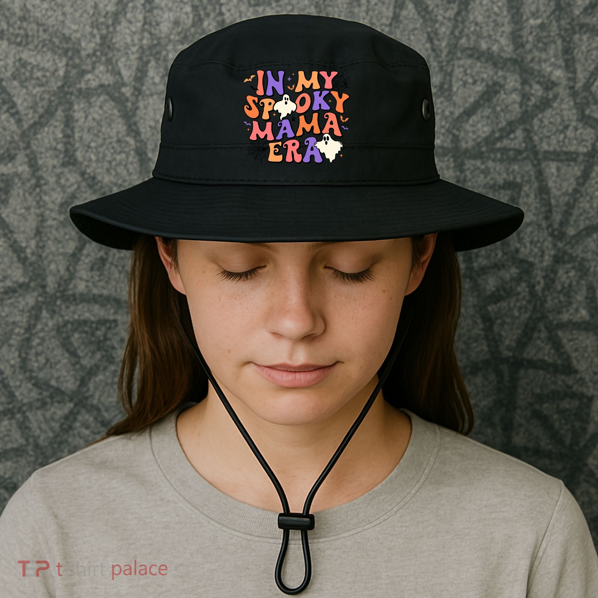 Retro Funny Halloween Spooky Cute Mom In My Spooky Mama Era Great Gift Bucket Hat