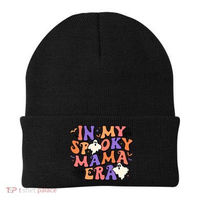Retro Funny Halloween Spooky Cute Mom In My Spooky Mama Era Great Gift Beanie