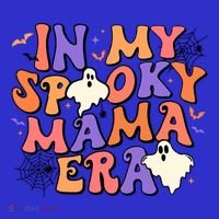 Retro Funny Halloween Spooky Cute Mom In My Spooky Mama Era Great Gift Visor thumb 3