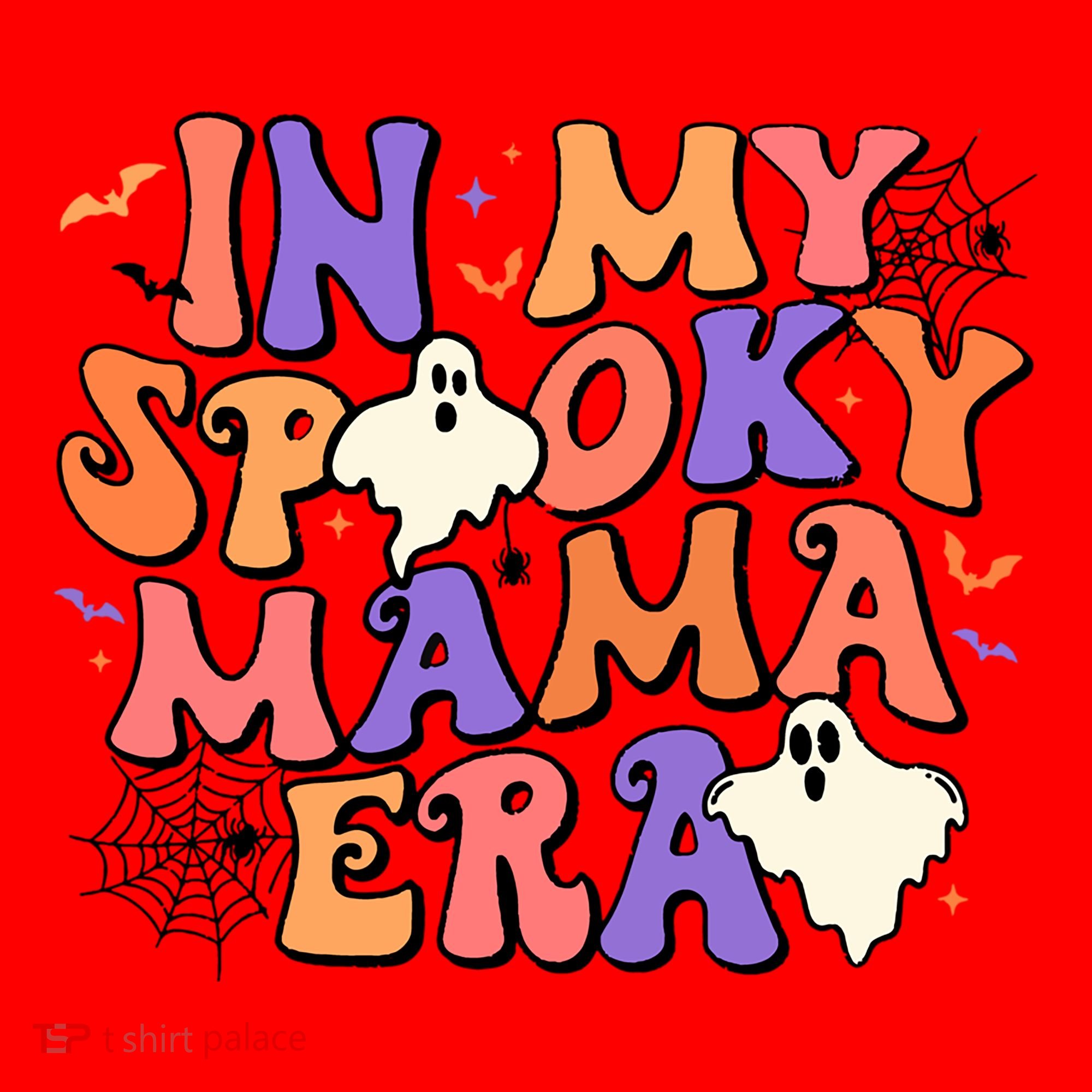 Retro Funny Halloween Spooky Cute Mom In My Spooky Mama Era Great Gift Santa Hat