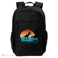 Retro Football Helmet Dinosaur T Rex Jersey Women Backpack thumb 0
