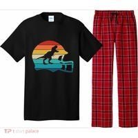 Retro Football Helmet Dinosaur T Rex Jersey Women Pajama Set thumb 0