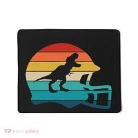 Retro Football Helmet Dinosaur T Rex Jersey Women Mousepad thumb 0