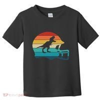 Retro Football Helmet Dinosaur T Rex Jersey Women Toddler T-Shirt thumb 0
