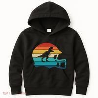 Retro Football Helmet Dinosaur T Rex Jersey Women Kids Hoodie thumb 0