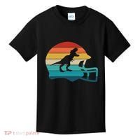 Retro Football Helmet Dinosaur T Rex Jersey Women Kids T-Shirt thumb 0