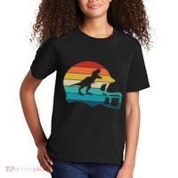 Retro Football Helmet Dinosaur T Rex Jersey Women Kids T-Shirt thumb 2