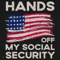 Retro Flag Hands Off My Social Security Protest Vintage T-Shirt thumb 7