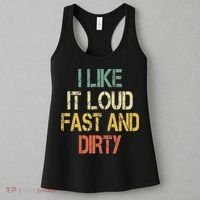 Retro Funny I Like It Loud Fast Dirty Dirt Bike Lover Enduro Women's Tank Top thumb 3
