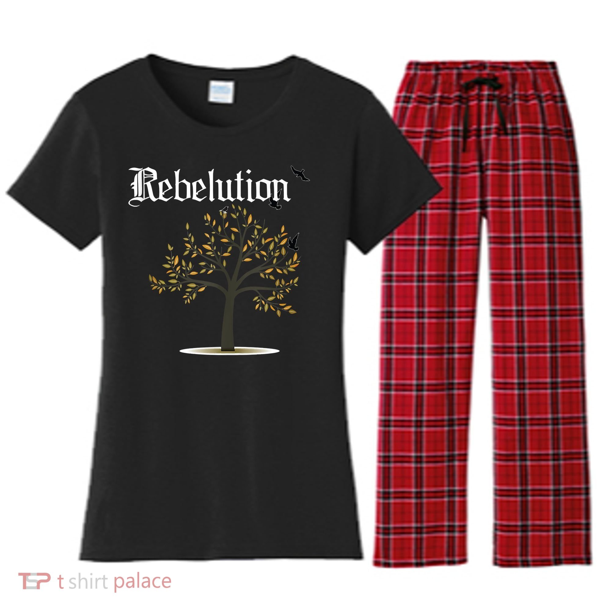 Rebelution Falling Into Place Women's Flannel Pajama Set