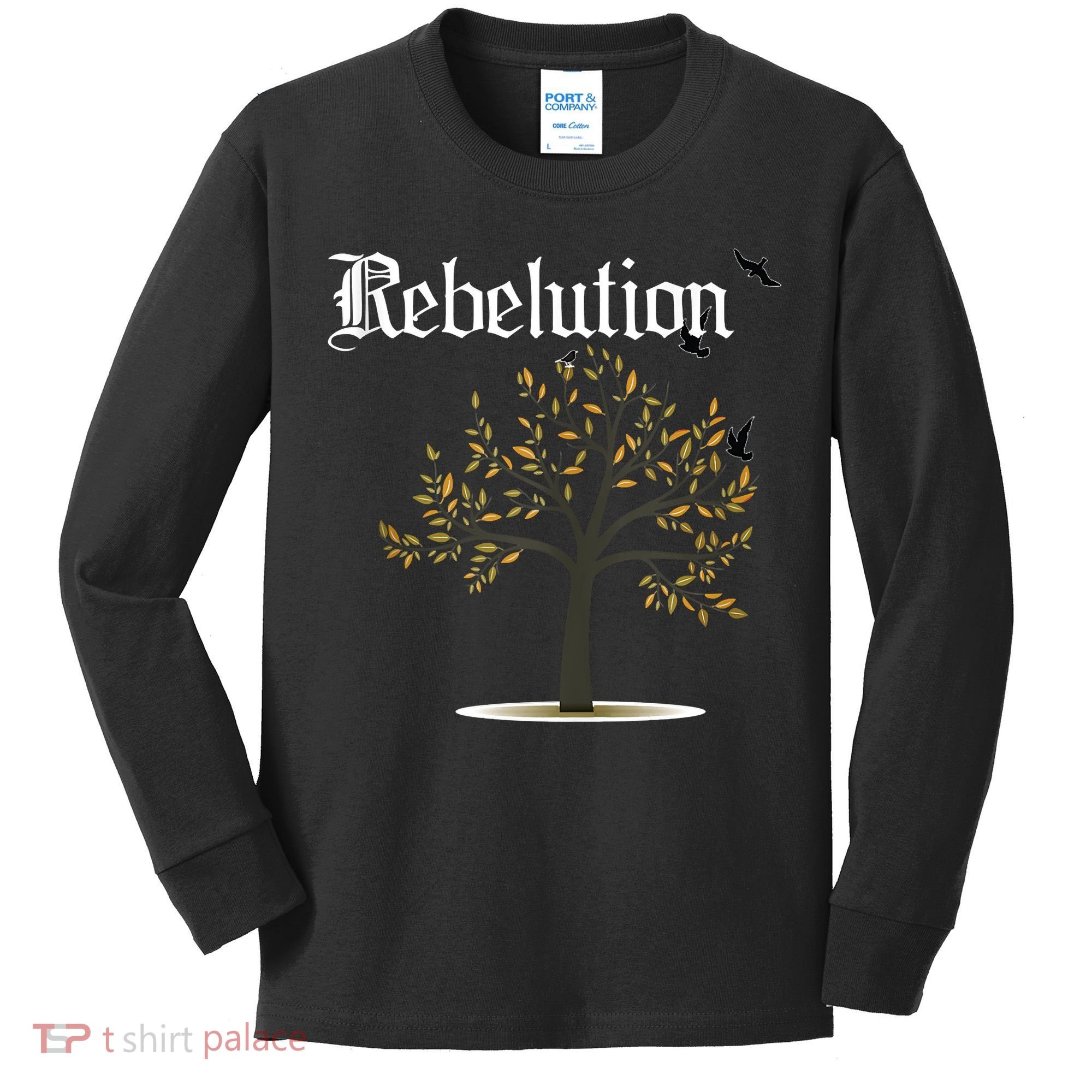 Rebelution Falling Into Place Kids Long Sleeve Shirt