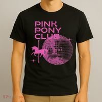 Retro Funny IM Gonna Keep On Dancing Pink Pony Clubs Disco T-Shirt thumb 3