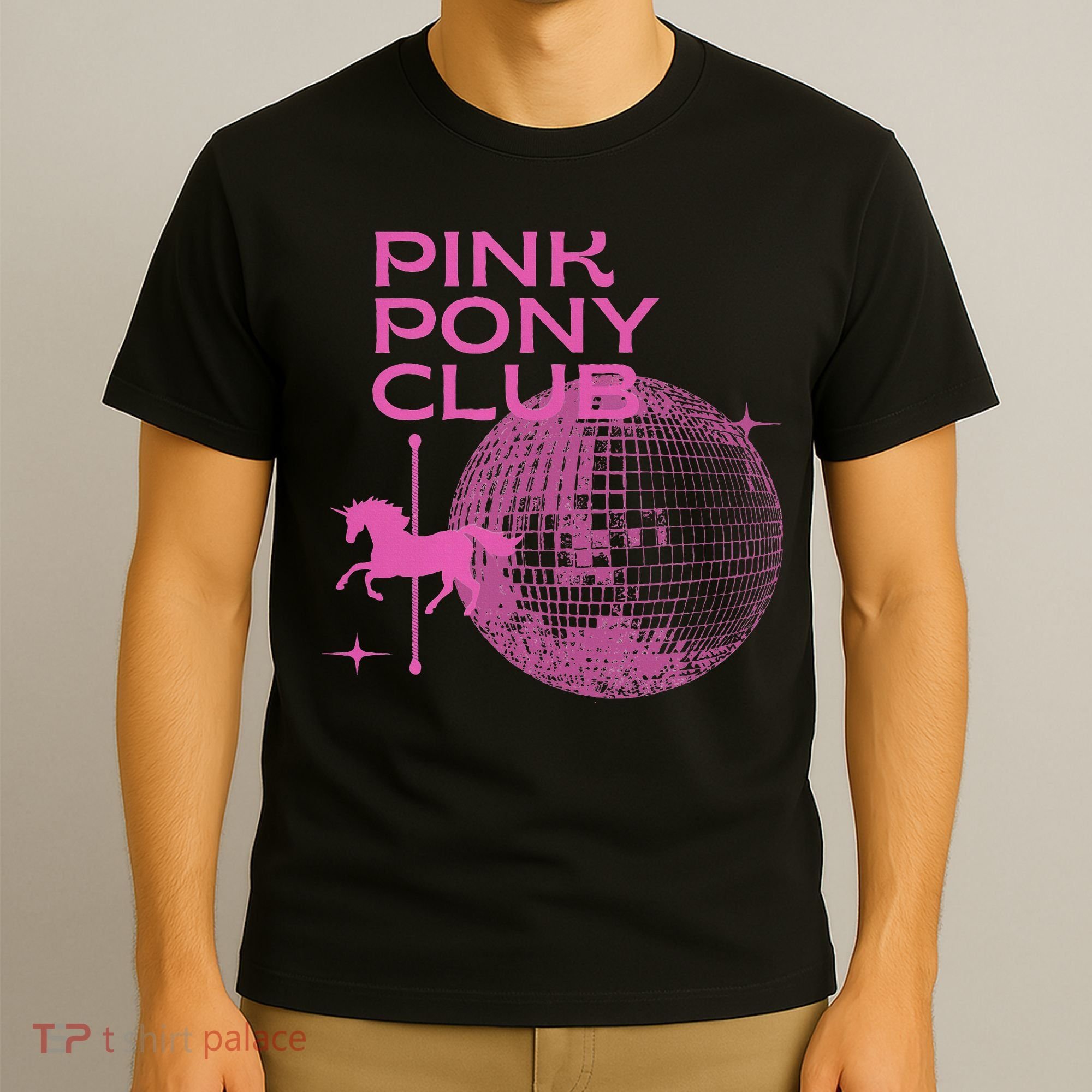 Retro Funny IM Gonna Keep On Dancing Pink Pony Clubs Disco T-Shirt